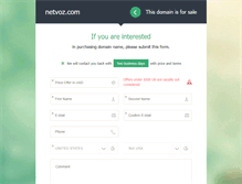 Tablet Screenshot of netvoz.com